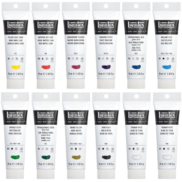 LQX ACRYLIC HEAVY BODY SET 12X59ML CLASSICS [CONTENTS] 887452997467