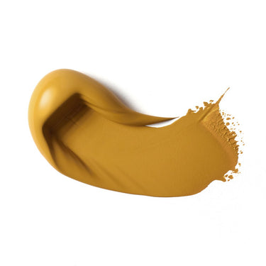 PETIT Échantillon de couleur de Liquitex Acrylique Heavy Body, Jaune Oxyde - Sur Fond Blanc
