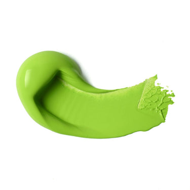 PETIT Échantillon de couleur de Liquitex Acrylique Heavy Body, Vert Vif Citron - Sur Fond Blanc