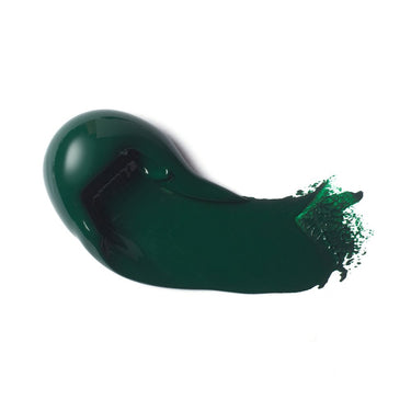 PETIT Échantillon de couleur de Liquitex Acrylique Heavy Body, Viridian Permanent Imitation - Sur Fond Blanc
