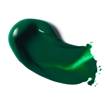PETIT Échantillon de couleur de Liquitex Acrylique Heavy Body, Vert Phtalocyanine Nuance Jaune - Sur Fond Blanc