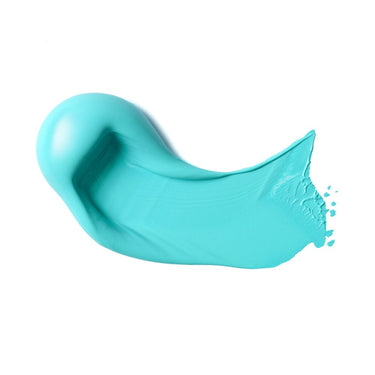 PETIT Échantillon de couleur de Liquitex Acrylique Heavy Body, Bleu Clair Permanent - Sur Fond Blanc