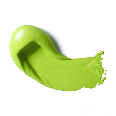 PETIT Échantillon de couleur de Liquitex Acrylique Heavy Body, Vert Jaune Éclatant - Sur Fond Blanc