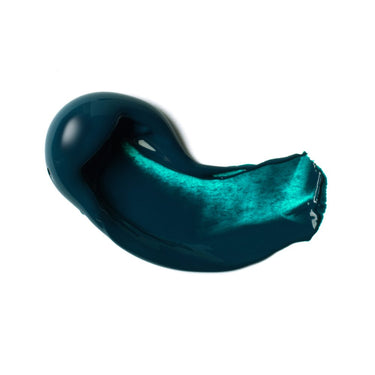 PETIT Échantillon de couleur de Liquitex Acrylique Heavy Body, Turquoise Foncé - Sur Fond Blanc