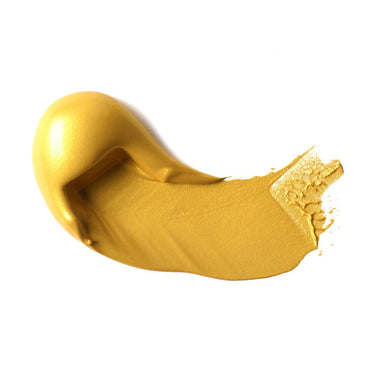 PETIT Échantillon de couleur de Liquitex Acrylique Heavy Body, Or Riche Iridescent - Sur Fond Blanc