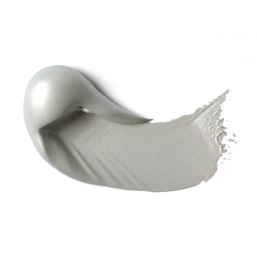 PETIT Échantillon de couleur de Liquitex Acrylique Heavy Body, Argent Éclatant Iridescent - Sur Fond Blanc