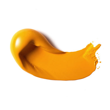 PETIT Échantillon de couleur de Liquitex Acrylique Heavy Body, Jaune Indien - Sur Fond Blanc