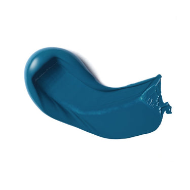 PETIT Échantillon de couleur de Liquitex Acrylique Heavy Body, Bleu de Céruléum Imitation - Sur Fond Blanc