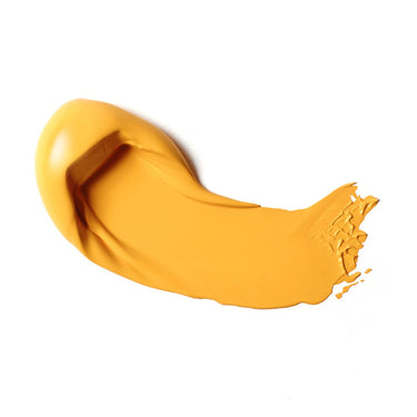 PETIT Échantillon de couleur de Liquitex Acrylique Heavy Body, Jaune de Naples Imitation - Sur Fond Blanc