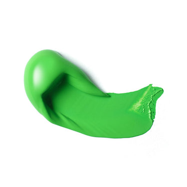 PETIT Échantillon de couleur de Liquitex Acrylique Heavy Body, Vert Émeraude Clair - Sur Fond Blanc