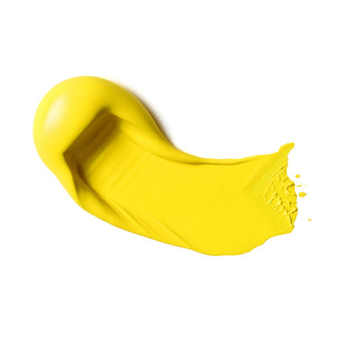 PETIT Échantillon de couleur de Liquitex Acrylique Heavy Body, Jaune Clair sans Cadmium - Sur Fond Blanc