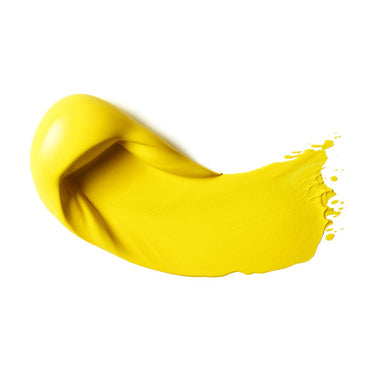 PETIT Échantillon de couleur de Liquitex Acrylique Heavy Body, Jaune de Cadmium Clair - Sur Fond Blanc