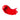 PETIT Échantillon de couleur de Liquitex Acrylique Heavy Body, Rouge Pyrrole - Sur Fond Blanc