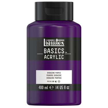 Liquitex Basics, 400ML, Violet Dioxazine (produit en gros plan sur fond blanc)