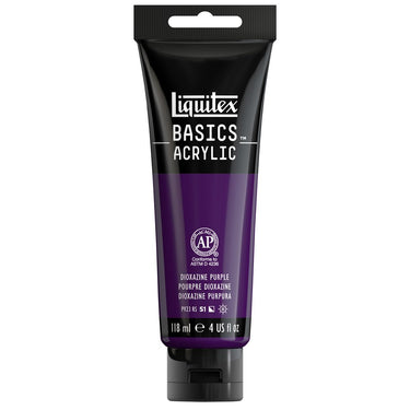 Liquitex Basics, 118ML, Violet Dioxazine (produit en gros plan sur fond blanc)