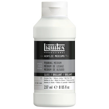 Pouring effet de lissage Liquitex Mediums Professionnels 237ML (produit en gros plan sur fond blanc)
