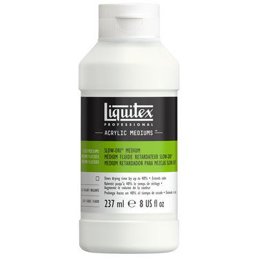 Liquitex Medium Retardateur Fluide Slow Dri 237ML (produit en gros plan sur fond blanc)