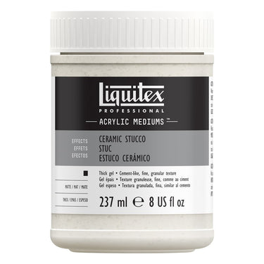Gel Texture Stuc professionnel Liquitex 237ML produit en gros plan sur fond blanc.