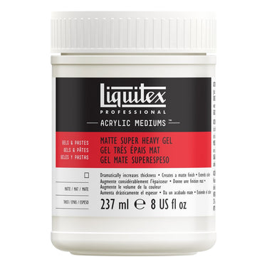 Gel Mat Tres Epais professionnel Liquitex 237ML produit en gros plan sur fond blanc.