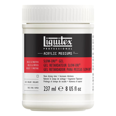 Medium Gel Retardeur Epais professionnel Liquitex 237ML produit en gros plan sur fond blanc.