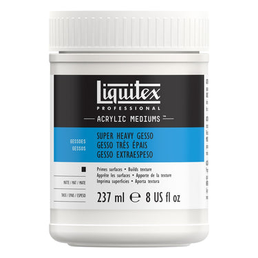 Gesso Tres Epais professionnel Liquitex 237ML produit en gros plan sur fond blanc.