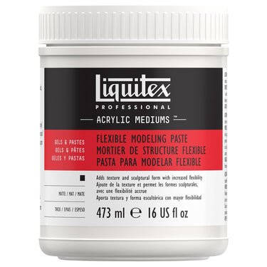 Liquitex Mortier De Structure Flexible 473ML (produit en gros plan sur fond blanc)