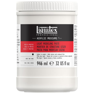 Mortier De Structure Souple professionnel Liquitex 946ML produit en gros plan sur fond blanc.