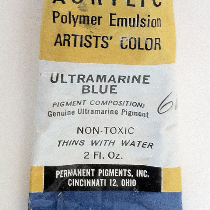 Liquitex tube historiquede - peinture acrylique ultramarine bleu