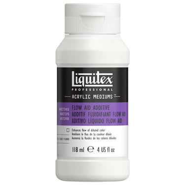 Fluidifiant (Flow Aid) professionnel Liquitex 118ML produit en gros plan sur fond blanc.