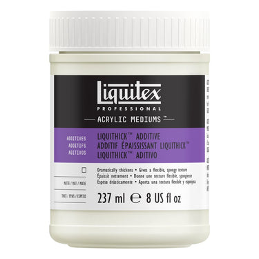 Liquithick Additive professionnel Liquitex 237ML produit en gros plan sur fond blanc.