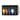 Coffret acrylique Basics - 5x75ml disposés en 1 plateaux noirs, montrant les couleurs du coffret