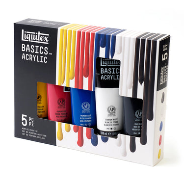gros plan de la boîte Basics Coffret 5x118 ml prise sous un angle