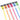 6 tubes de peinture 22ml coffret fluorescents acrylique Basics Liquitex ouverts, alignés en haut de l’image, avec des traits épais de couleur disposés en dessous sur une surface blanche.