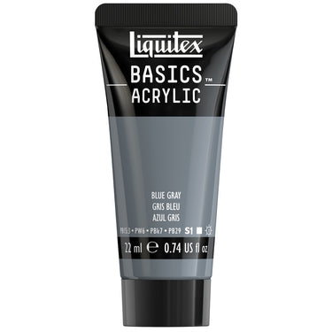 Liquitex Basics, 22ML, Gris Bleu (produit en gros plan sur fond blanc)