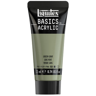 Liquitex Basics, 22ML, Gris Vert (produit en gros plan sur fond blanc)