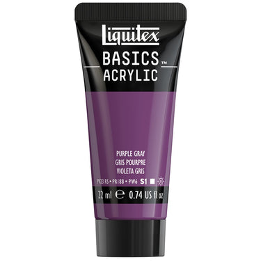 Liquitex Basics, 22ML, Gris Pourpre (produit en gros plan sur fond blanc)