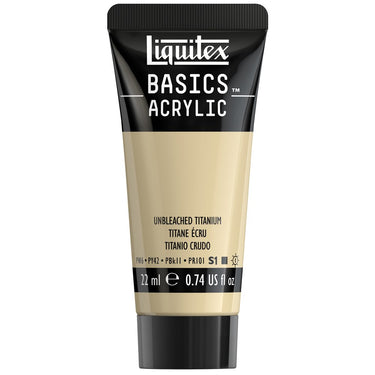 Liquitex Basics, 22ML, Titane Écru (produit en gros plan sur fond blanc)