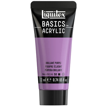 Liquitex Basics, 22ML, Pourpre Éclatant (produit en gros plan sur fond blanc)