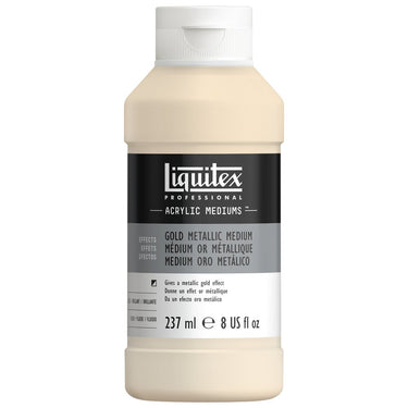 Metallic Gold Liquitex Mediums Professionnels 237ML (produit en gros plan sur fond blanc)