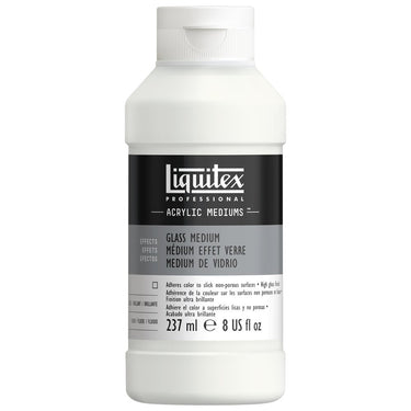 Glass Medium Liquitex Mediums Professionnels 237ML (produit en gros plan sur fond blanc)