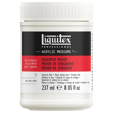 Silk Screen Medium Liquitex Mediums Professionnels 237ML (produit en gros plan sur fond blanc)