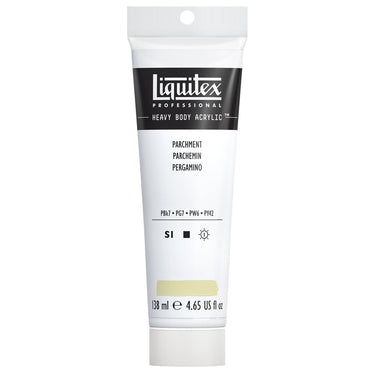 Acrylique Heavy Body Liquitex, 138ML, Parchemin, US (produit en gros plan sur fond blanc)