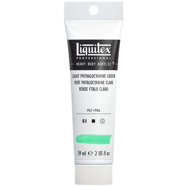 Acrylique Heavy Body Liquitex, 59ML, Vert Phatlocyanine Clair (produit en gros plan sur fond blanc)