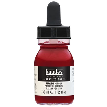 Liquitex Encres Acrylique, 30ML, Marron de Pérylène (produit en gros plan sur fond blanc)
