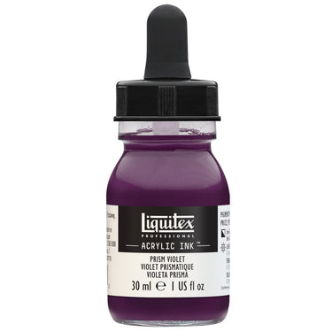 Liquitex Encres Acrylique, 30ML, Violet Prismatique (produit en gros plan sur fond blanc)