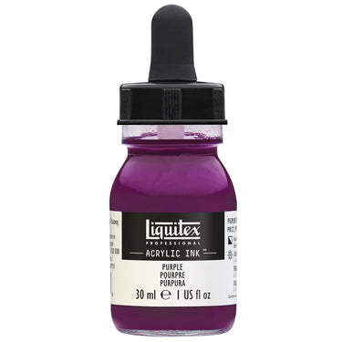 Liquitex Encres Acrylique, 30ML, Pourpre (produit en gros plan sur fond blanc)