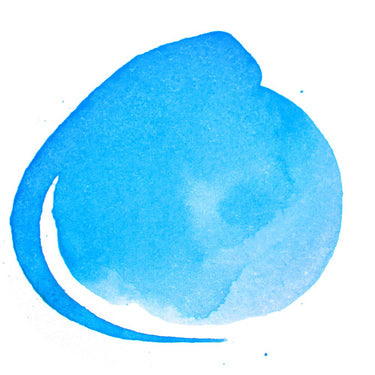 échantillon d'encre Bleu Fluorescent