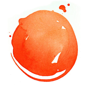 échantillon d'encre Orange Fluorescent