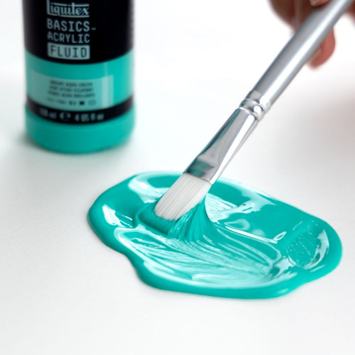 liquitex baics fluid acrylic produit en cours d'utilisation